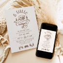 Recherche de camping baby shower invitations Boisé