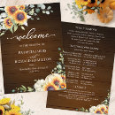 Search for fall wedding programs Ceremony