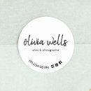 Search for handwritten font stickers Simple