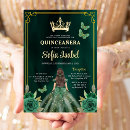 Recherche de emerald green quinceanera invitations Latina espagnole mexicaine