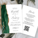 Search for emerald green and white invitations Elegant