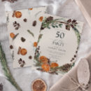 Search for rustic 50th birthday invitations Elegant