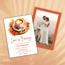 Search for autumn bridal brunch invitations Love is brewing