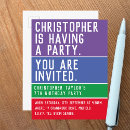 Search for age 7 invitations Colourful