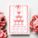 Search for pink champagne birthday invitations Whimsical