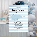 Search for whale baby shower invitations Seashell