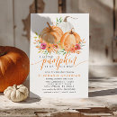 Search for little pumpkin on the way invitations Floral