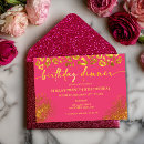 Search for dinner birthday invitations Gold