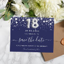 Search for 18th birthday save the dates Silver