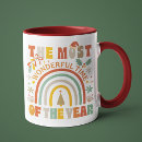 Search for wonderful time of year mugs Festive