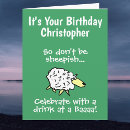 Search for funny sheep birthday cards Animals