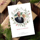 Search for our first christmas cards Merry and married