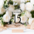 Search for acrylic table cards Calligraphy script