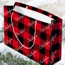 Search for black and white checkered gift bags Merry christmas