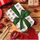 Search for merry christmas wrapping paper Red
