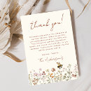 Search for bee thank you cards Wildflower baby shower