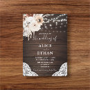 Search for white lace wedding invitations Botanical