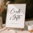 Search for wedding tabletop signs Black and white