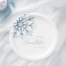 Search for christmas party plates Winter wonderland