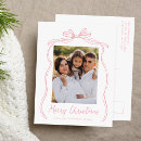 Search for pink ribbon christmas cards Trendy