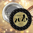 Search for new year buttons Black