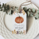 Search for pumpkin gift tags Orange