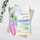 Search for beach retirement invitations Palm trees