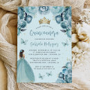Search for turquoise quinceanera invitations Butterflies
