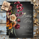 Search for autumn birthday invitations Botanical