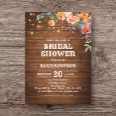 Recherche de wood bridal shower invitations Aquarelle
