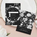 Recherche de black watercolor invitations Black and white