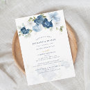 Search for blue rehearsal dinner invitations Chic