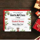 Search for santa letterhead stationery paper Nice list