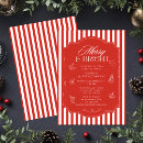 Recherche de rayures rouges invitations Invités