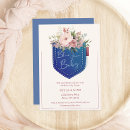 Recherche de denim baby shower invitations Mignon