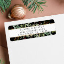 Search for red and black return address labels Elegant