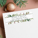Search for red and white return address labels Modern