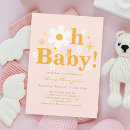 Search for daisy baby girl shower invitations Cute