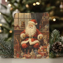Search for clause christmas cards Merry and bright