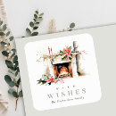 Search for warm christmas wishes stickers Watercolor