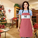 Search for red gingham aprons Simple