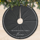 Search for black tree skirts Typography