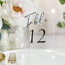 Search for acrylic table cards Calligraphy