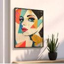 Search for abstract woman posters Vibrant colours