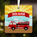 Search for firetruck ornaments Children