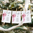Search for bow wedding table cards Simple