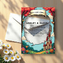 Search for enchanted wedding invitations Once upon a time
