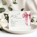 Search for bridal shower game advice cards Blush pink