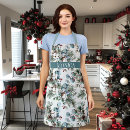 Search for modern floral pattern aprons Winter