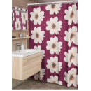 Search for burgundy floral shower curtains Red